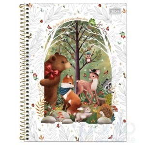 Caderno Espiral Universitario C/D 10 Matérias 160 Folhas Loveland - Tilibra