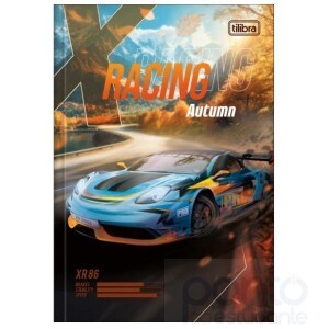 Caderno Brochura C/D 1/4 80 Folhas X-Racing - Tilibra