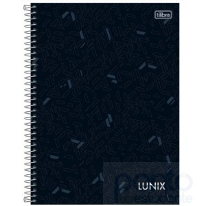 Caderno Espiral Universitário C/D 1 Matéria 80 Folhas Lunix - Tilibra