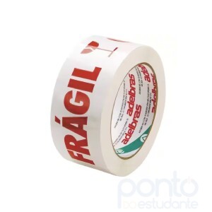  Fita Adesiva Cuidado Frágil 48mm X 100 Metros Adelbrás