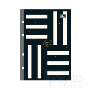 Bloco Tilibra Tiliflex Para Fichário Colegial West Village 80 Fl