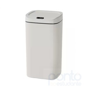 Lixeira Zeta ZT LA16L com sensor de aproximação 16 litros Branca