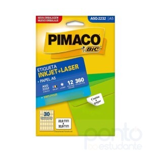 Etiqueta Pimaco A5q-2232 12 Fls 22,0 X 32,0 Mm