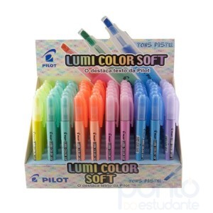 Caneta Pilot Marca Texto Lumicolor Soft Pastel