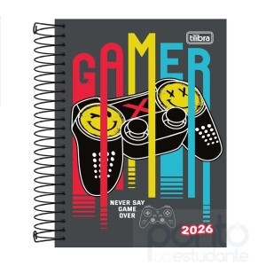 Agenda 2026 Espiral Diária Spice Masculina M5 Tilibra