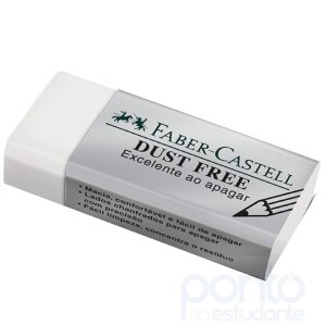 Borracha Faber Retangular Branca Dust Free