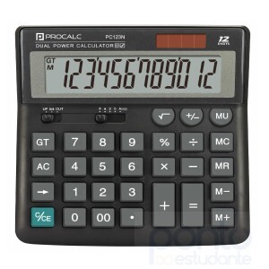 Calculadora de mesa Procalc 12 dígitos PC123N
