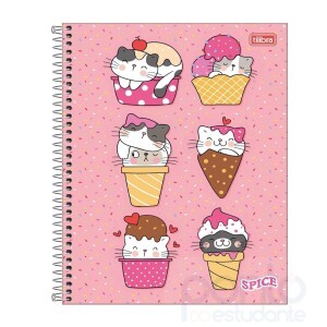 Caderno Tilibra Universitário CD Spice 1 Matéria 80fl Feminino