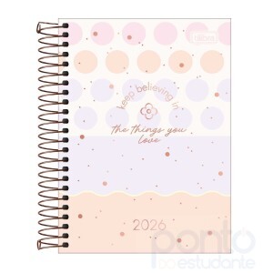 Agenda 2026 Soho Diária 129mm x 187mm Espiral M5 Tilibra