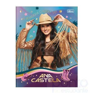 Caderno Brochurão CD Universitário 80 folhas Ana Castela - Tilibra