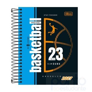 Agenda 2027 Espiral Diária D+ Masculina Tilibra