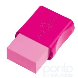 Borracha Plástica com Cinta Rosa - Faber-Castell