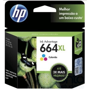 Cartucho HP 664XL Colorido Original (F6V30AB)