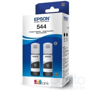 Kit com 2 Garrafas de Tinta Preta Epson Original (T544120)